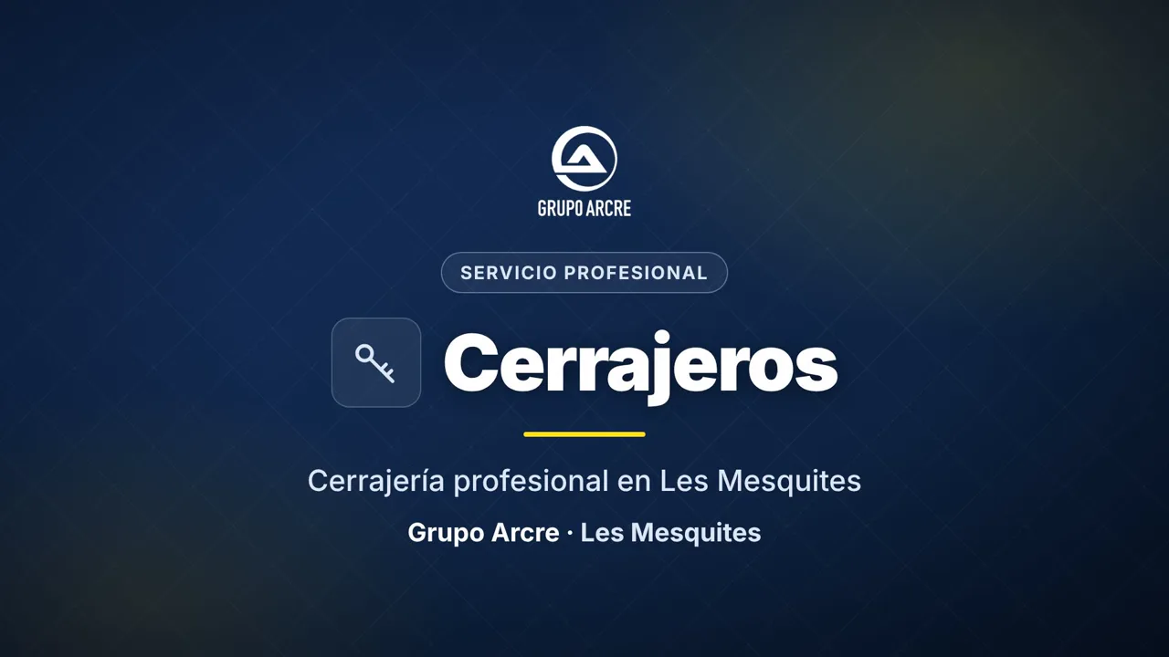 Cerrajería profesional en Les Mesquites