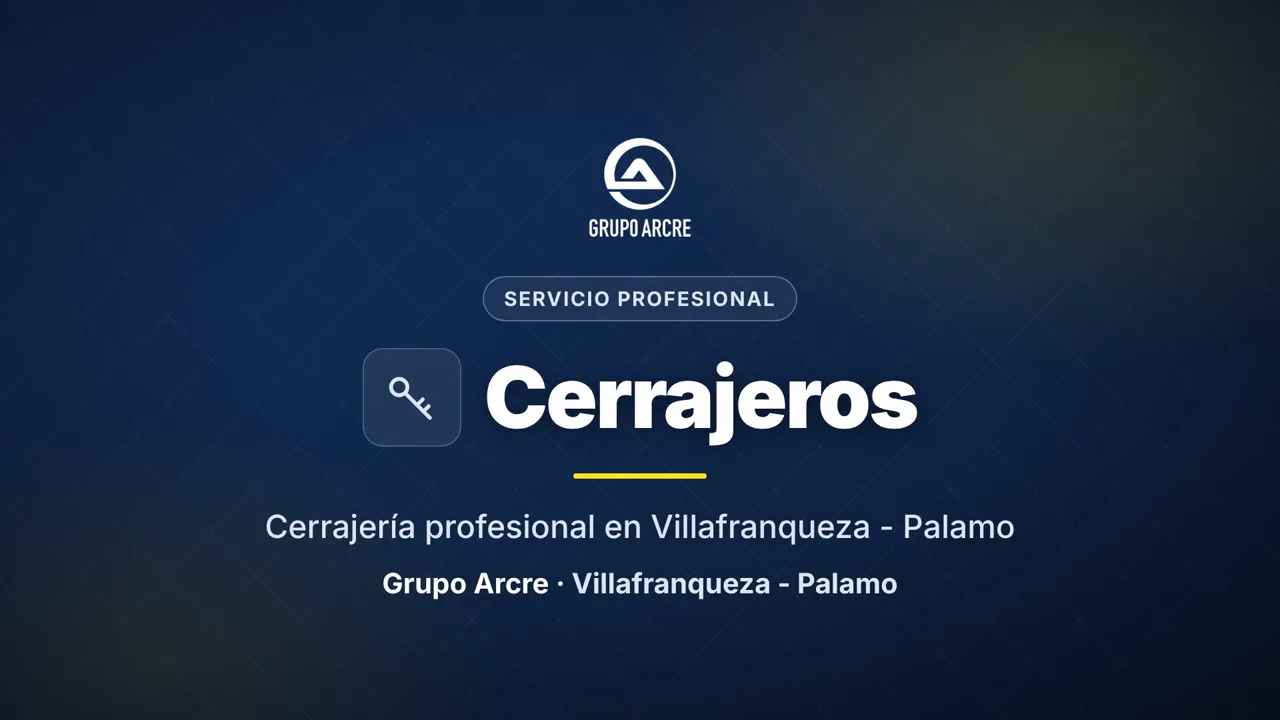 Cerrajería profesional en Villafranqueza - Palamo